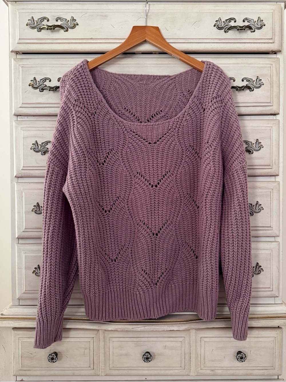 Lavender Knit Sweater